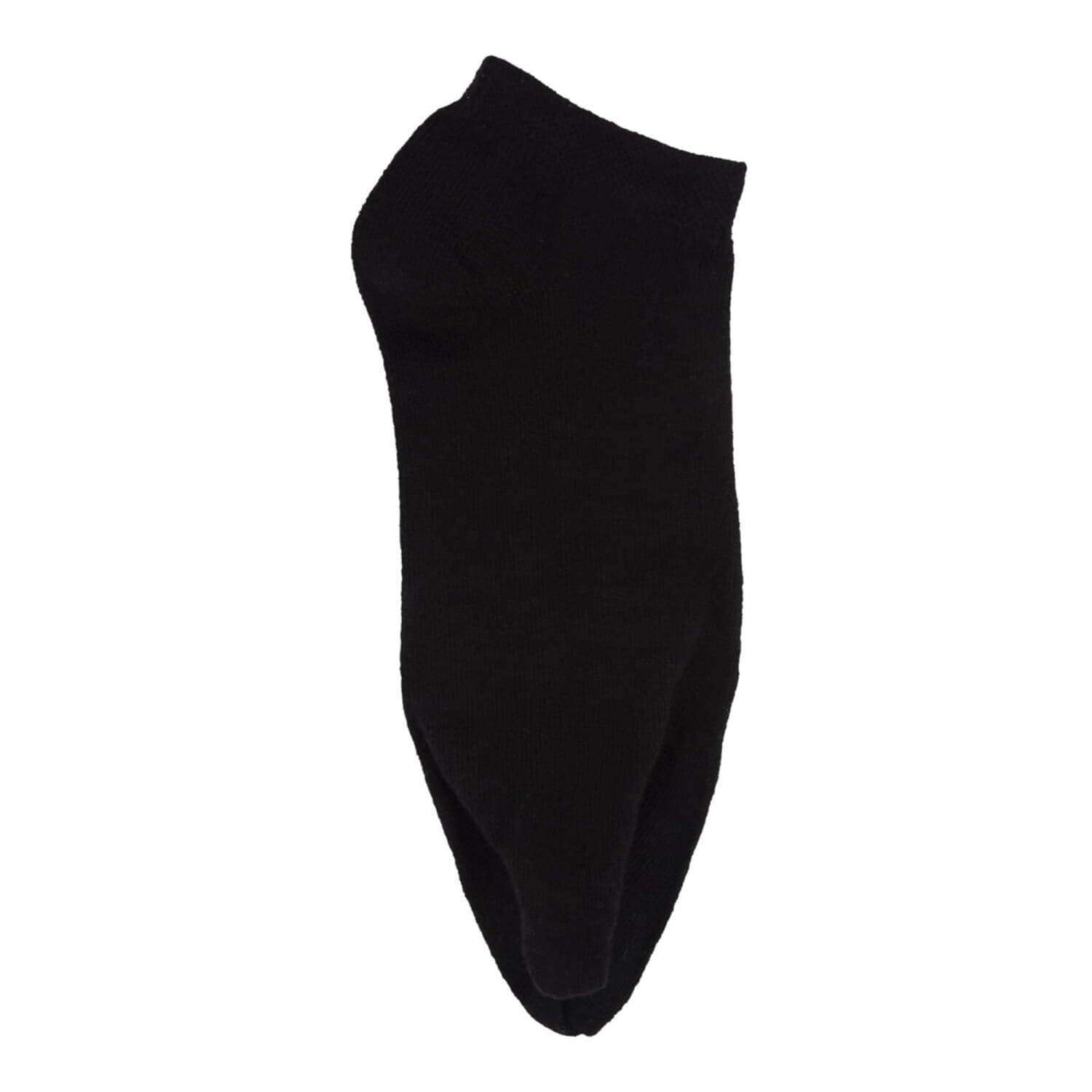 Black Low Ankle Thumb Socks(Pack Of 5 ) - HalfPe