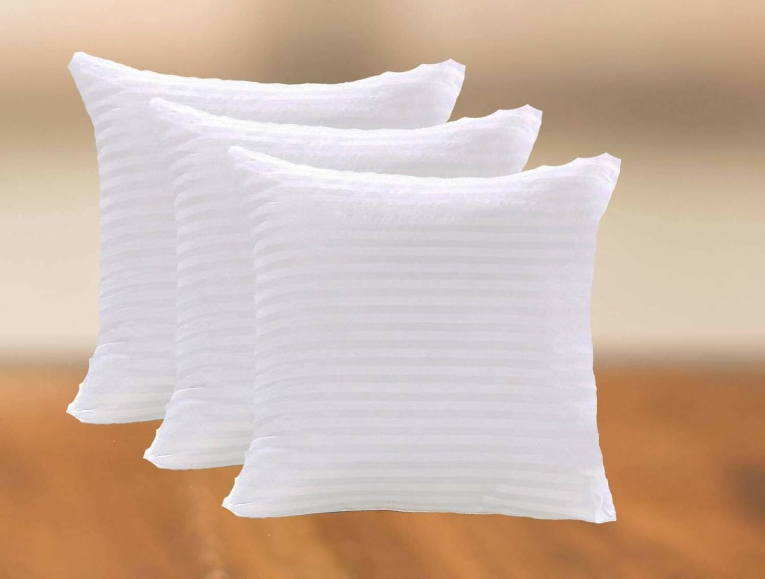 REST NEST Fiber Hotel Quality Polyester Fiber Filler Pillow (16x16 inch Inches Pillow , Set of 5 Pcs (White) - HalfPe