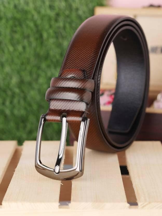 Casual Brown Genuine Leather Belt - HalfPe