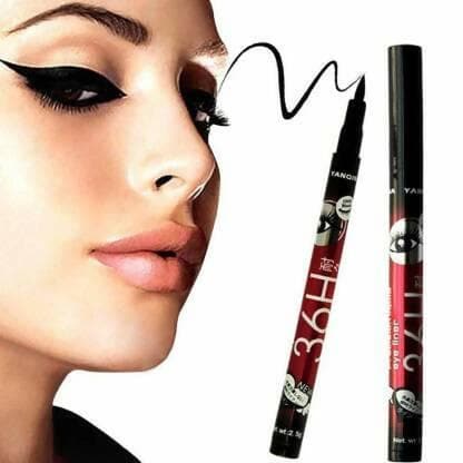 Crynn Essential BeetRoot Natural Tinted Lip Balm Sun Protection& Long Lasting And Waterproof Black 36H Eyeliner - HalfPe