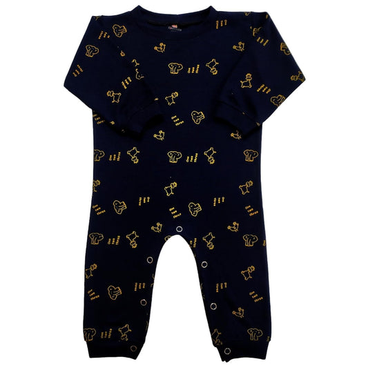 KIDS & BEBS Cute Elephant Print Rompers for Baby Boy And Baby Girls Made With Soft 100% Pure Cotton Fabric Summer Friendly ( 6 - 9 months ) - halfpeapp