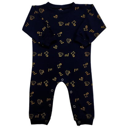 KIDS & BEBS Cute Elephant Print Rompers for Baby Boy And Baby Girls Made With Soft 100% Pure Cotton Fabric Summer Friendly ( 9 - 12 months ) - halfpeapp