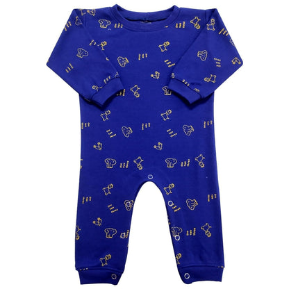 KIDS & BEBS Cute Elephant Print Rompers for Baby Boy And Baby Girls Made With Soft 100% Pure Cotton Fabric Summer Friendly ( 9 - 12 months ) - halfpeapp