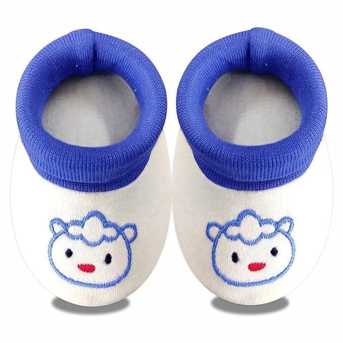 KIDS AND BEBS Mitten (gloves) booties and cap set made with soft and pure cotton febric suitable for 0 months to 1 year new born baby girls and boys pack of 1 - halfpeapp