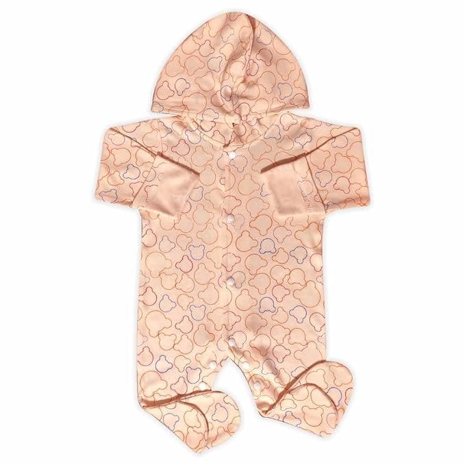 KIDS & BEBS® New Born Baby Romper baby suits for baby boy and baby girls ( peach , 0 - 3 months ) - halfpeapp