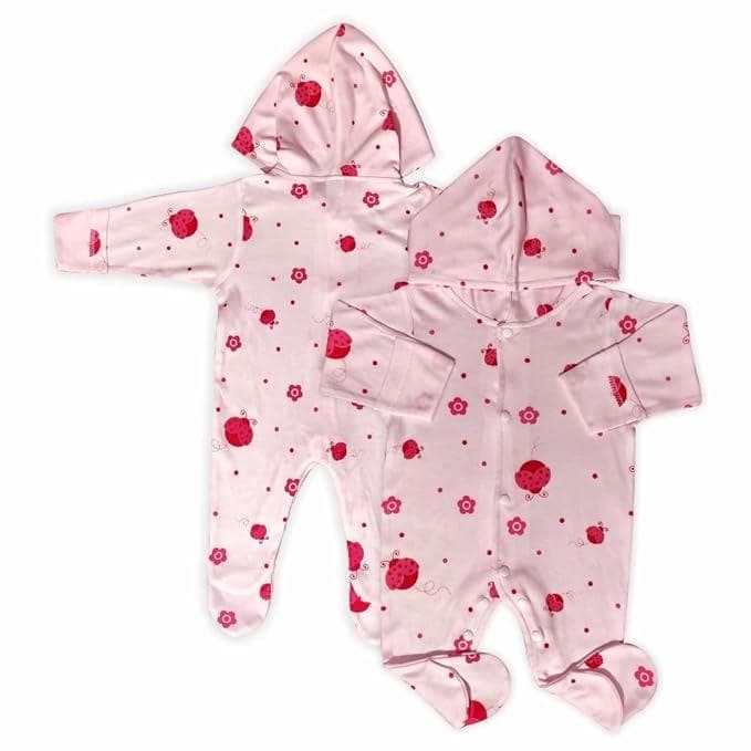 KIDS & BEBS® New Born Baby Romper baby suits for baby boy and baby girls ( pink , 0 - 3 months ) - halfpeapp