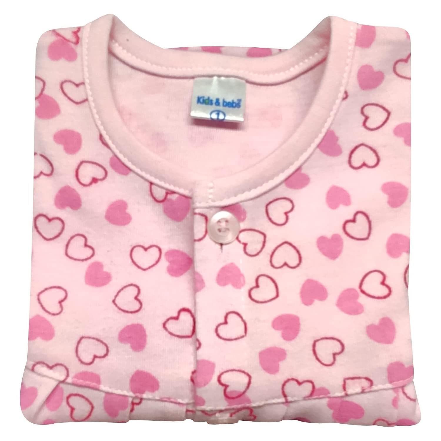 KIDS&BEBS Soft and Pure Cotton Frock for New Born Baby Girls ( pink , 3 - 6 months ) - halfpeapp