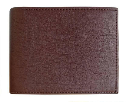 Trendy Men Brown PU Wallets - HalfPe