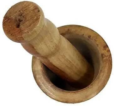 Wooden Handicrafts Mortar and Pestle Set - HalfPe