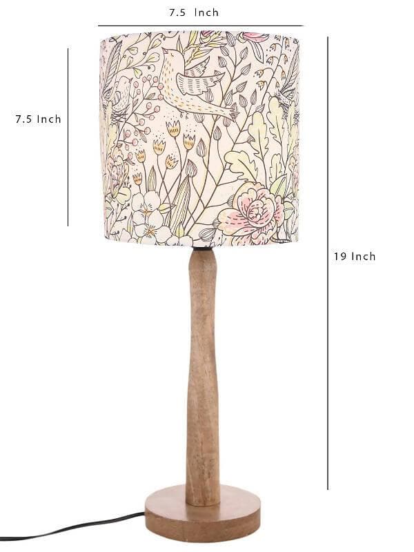 Spring Leaves Wooden Lamp - HalfPe