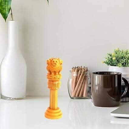 santarms Wooden Ashoka Pillar ( pack of 3) - HalfPe