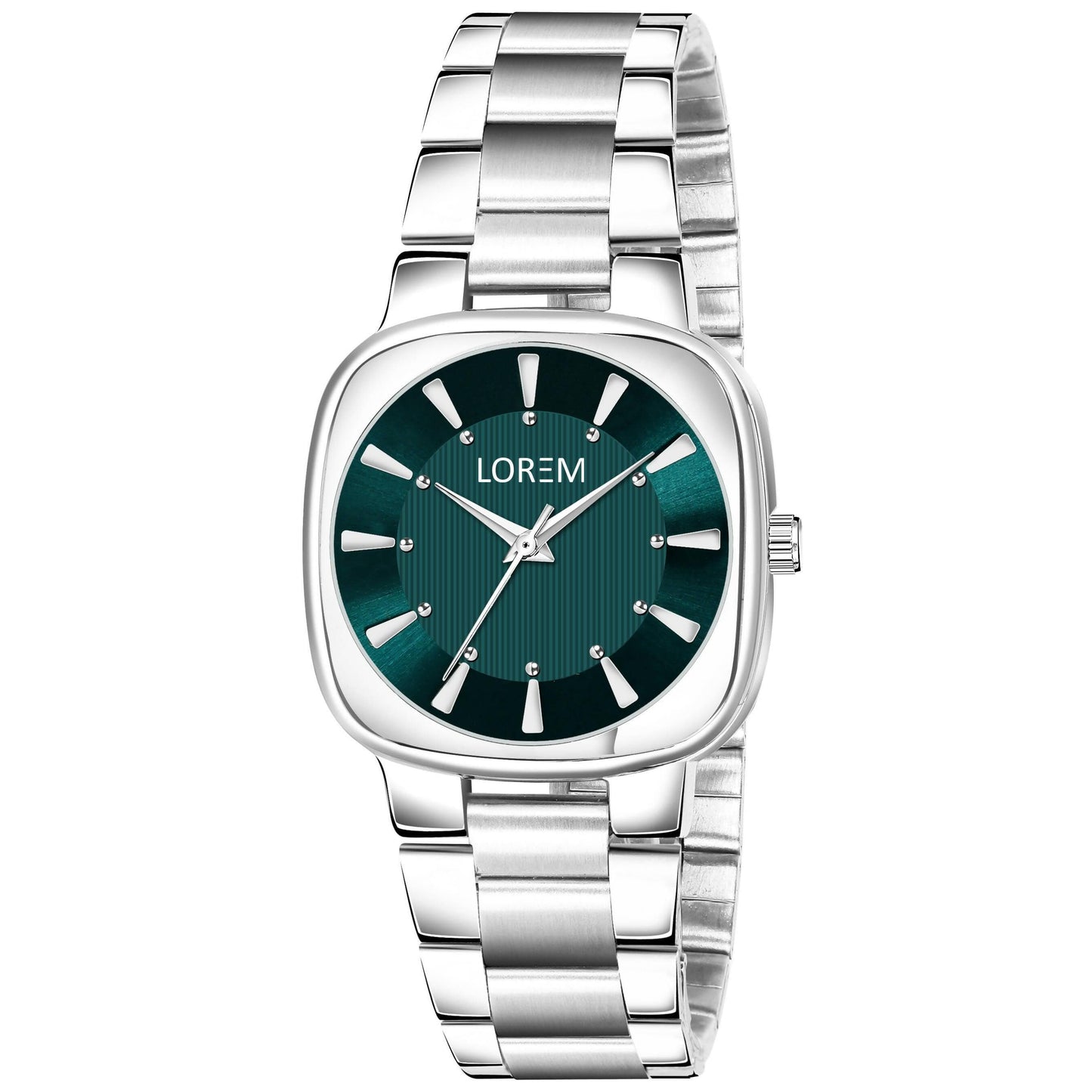 LOREM Silver Professional Analog Watch For Women LR300 - HalfPe