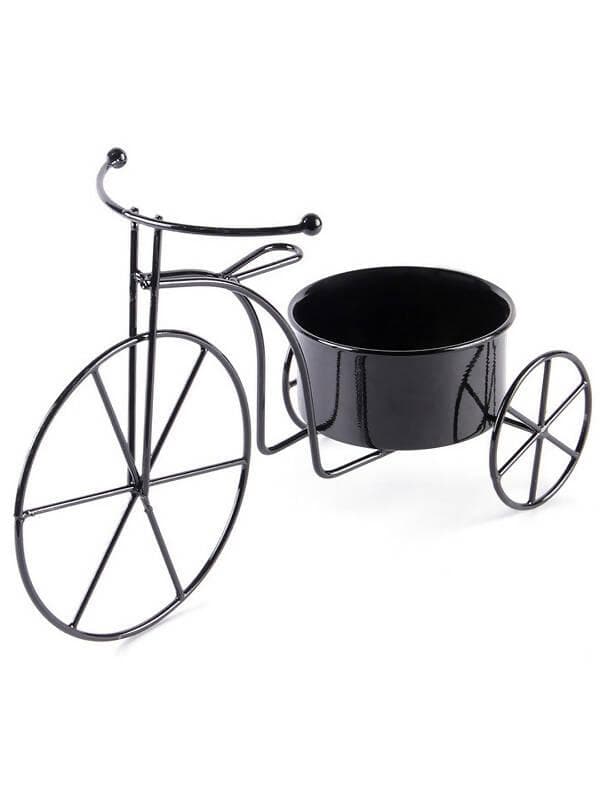 Big Cycle Planter Black - HalfPe