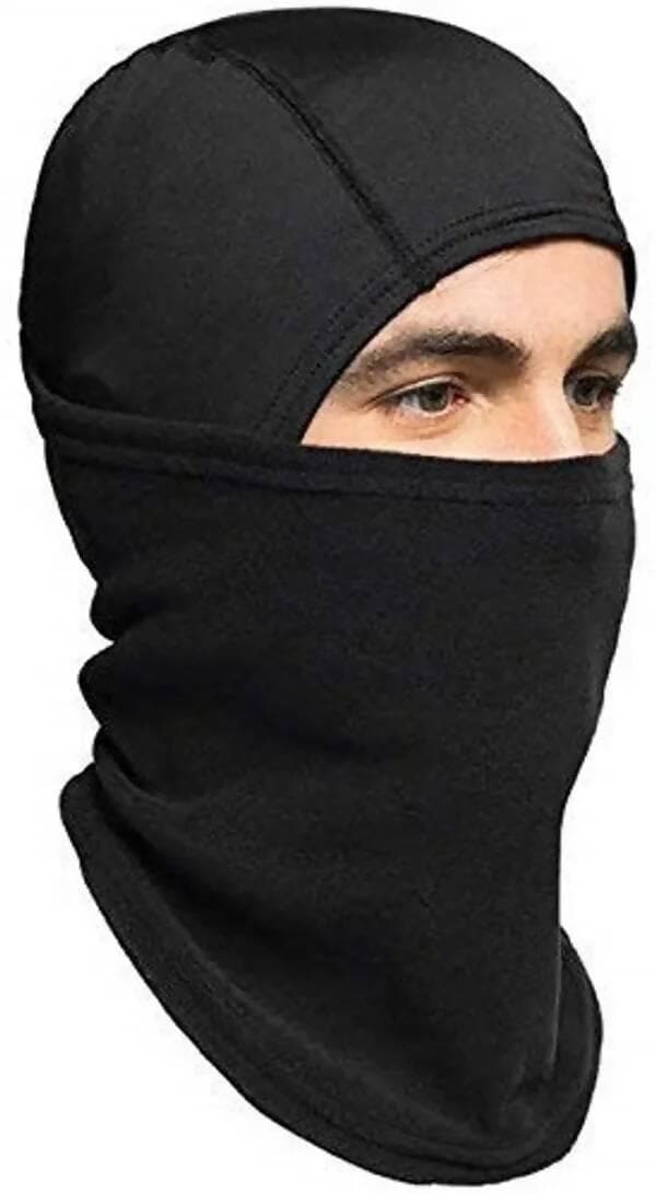 Balaclava Black Bike Face Mask for Men ( Size : Free, Balaclava) - HalfPe