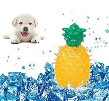 PlayPets Pineapple Fruit Squeeze Toy - HalfPe