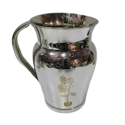 SHINI LIFESTYLE Stainless Steel JUG Flower Print - HalfPe