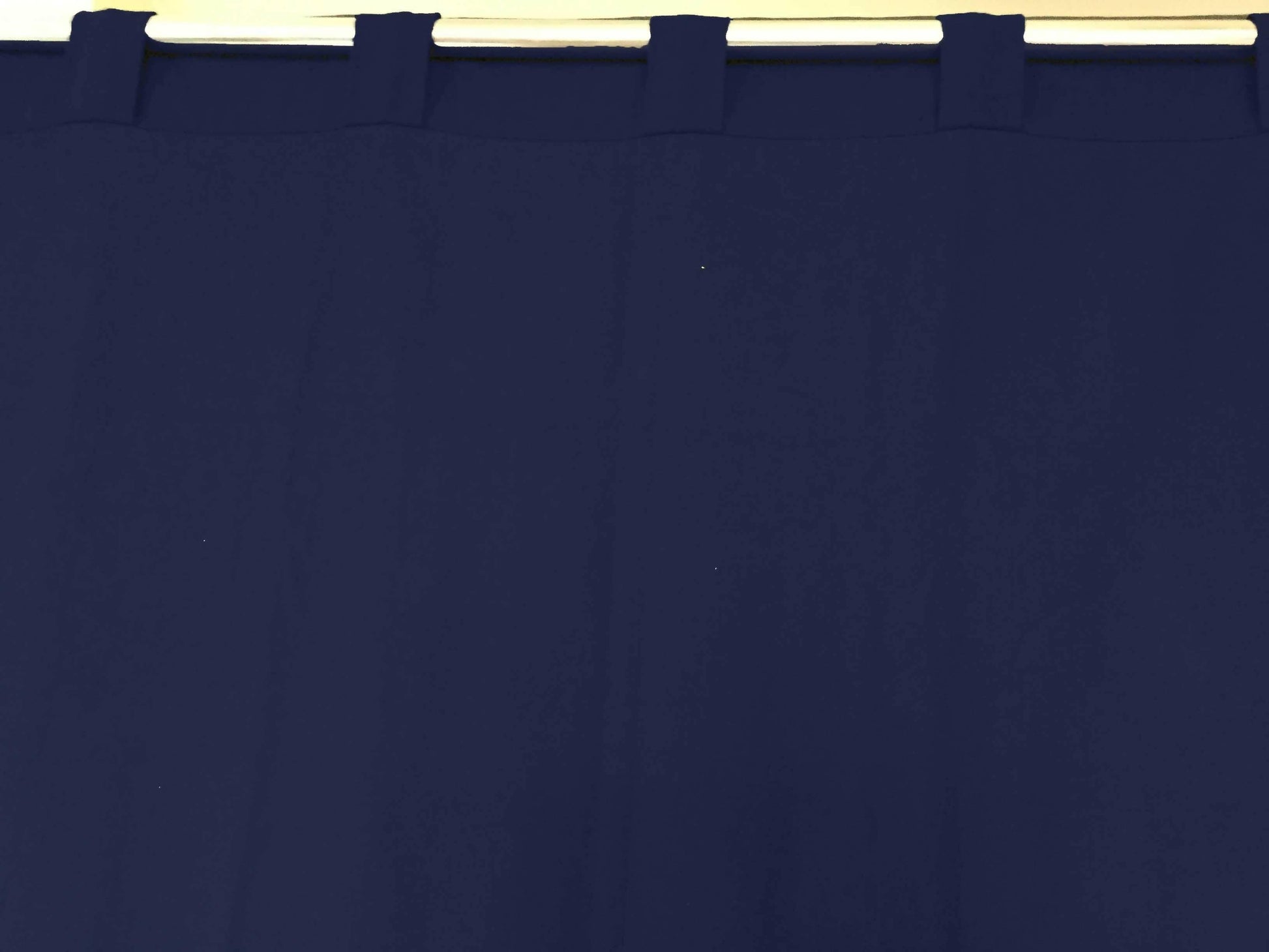 Lushomes curtains 7 feet long set of 2, Cotton Curtains, Door Curtains, Cotton Navy Blue Rod Pocket Curtain and Drapes for Door Size: 137X213 cm,Pack of: 2 (54x84 Inches, Set of 2) - HalfPe