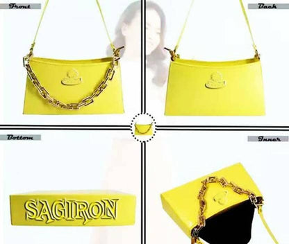 Girls Yellow Sling Bag - HalfPe