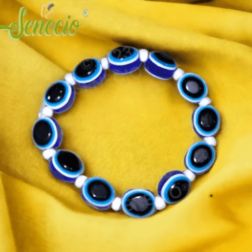 SENECIO Full Evil Eye Beaded Handmade Bracelet For Good Luck Health Charm(1Pc) - HalfPe