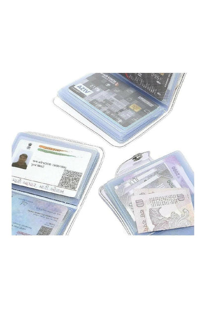 Transparent Card Holders (Pack of 3) - HalfPe