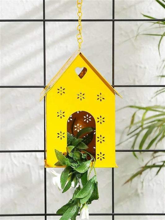 Hut Shape Bird House Yellow - HalfPe