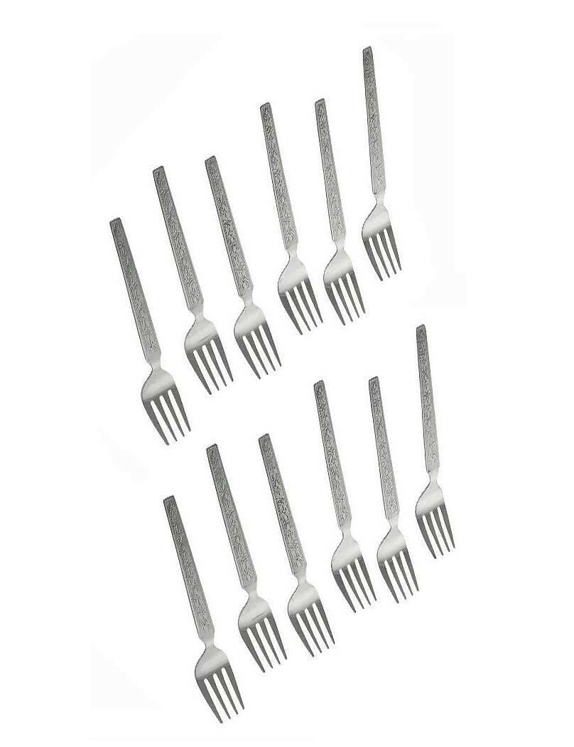 Stylo Forks for Dining Table (Set of 12) - HalfPe