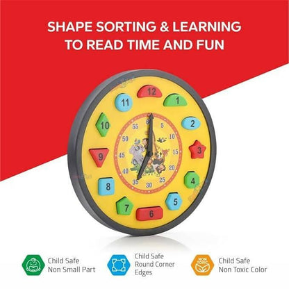 Zodo toys shape sorting clock Learning toys for kids - HalfPe