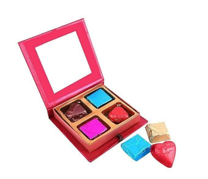 MANTOUSS Diwali gift combo chocolate+shubh deepawali toran+paduka+shubh labh+rangoli colour+greeting card - HalfPe