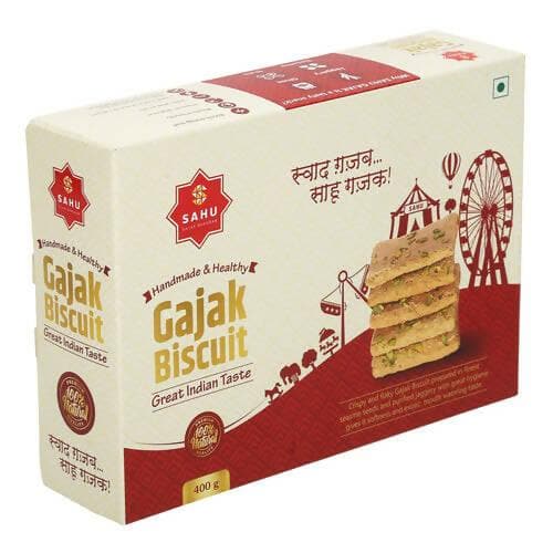 SAHU GAJAK BHANDAR Biscuit (400g) - HalfPe