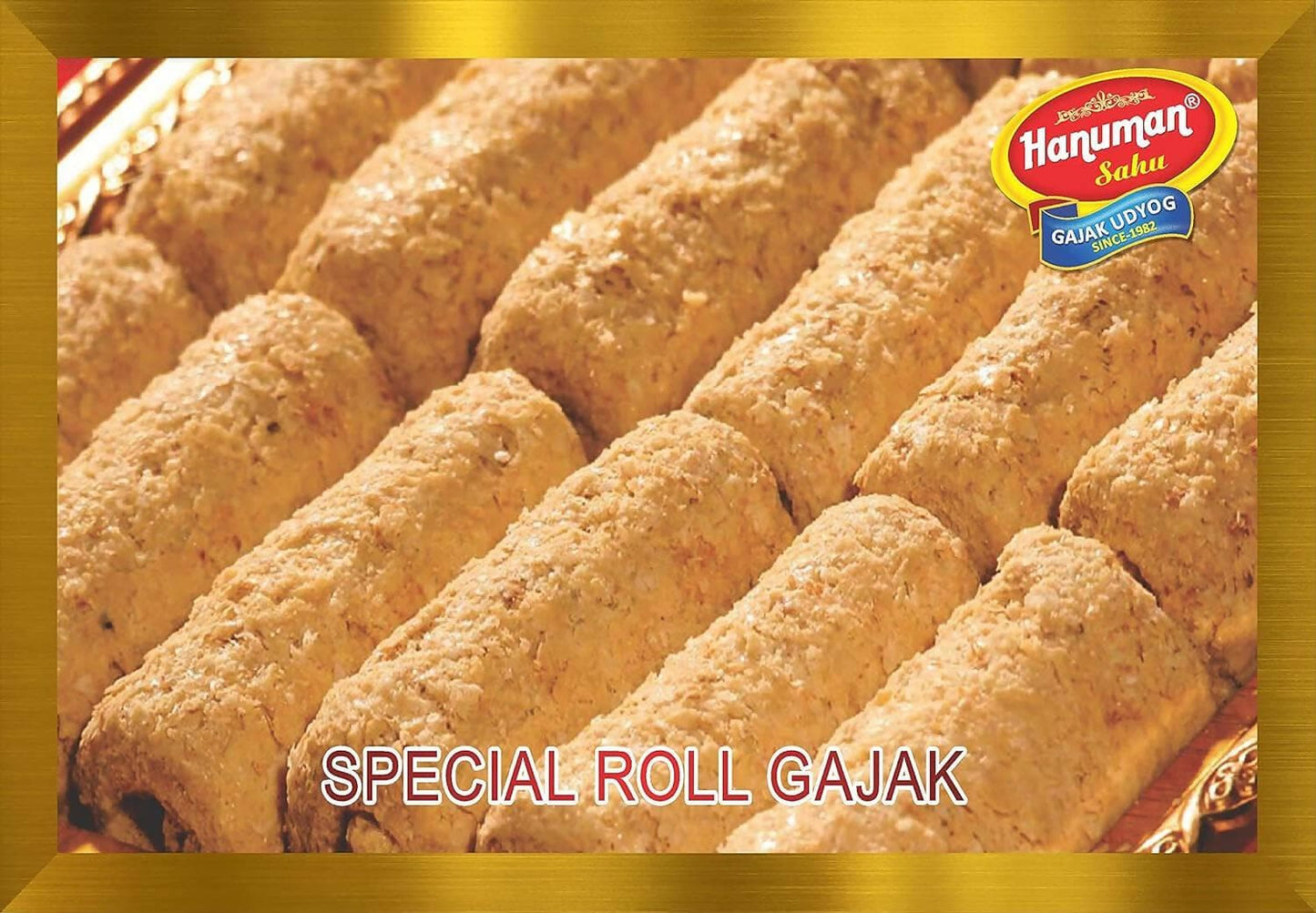 Hanuman Sahu Gajak Udyog Pure Gud Roll Gajak (350gm*2box) - HalfPe