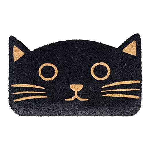 Mats avenue cat shaped coir door mat - HalfPe