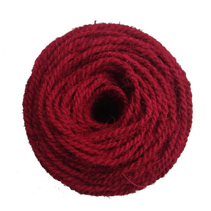 Mats Avenue Big Spool of Natural Red Coir Rope for Gift Tying , General Tying (250 Meter) - HalfPe