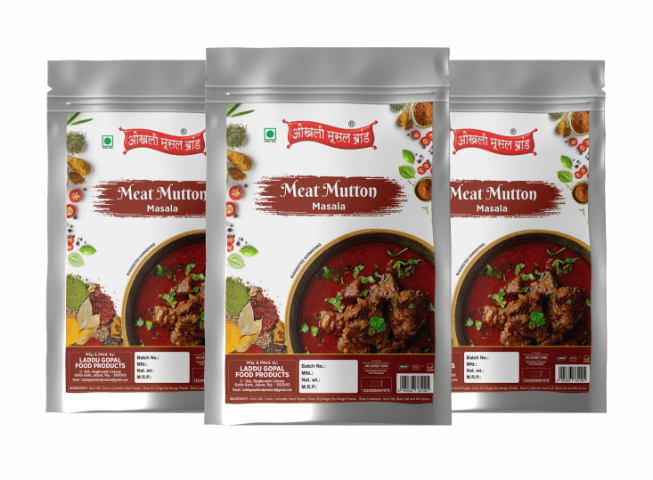 Meat mutton masala 450g(pack of 3x 150g) | OKHLI MUSAL BRAND - halfpeapp
