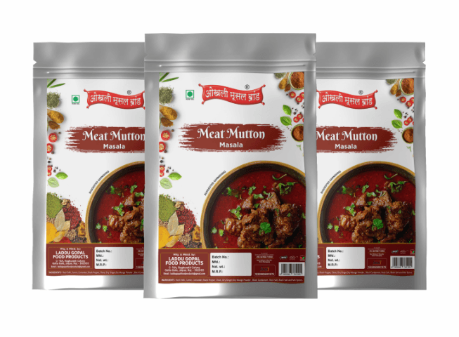 Meat mutton masala 570g (pack of 3x 190g) | OKHLI MUSAL BRAND - halfpeapp