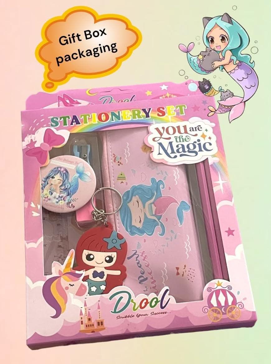 Mermaid theme stationary combo - halfpeapp