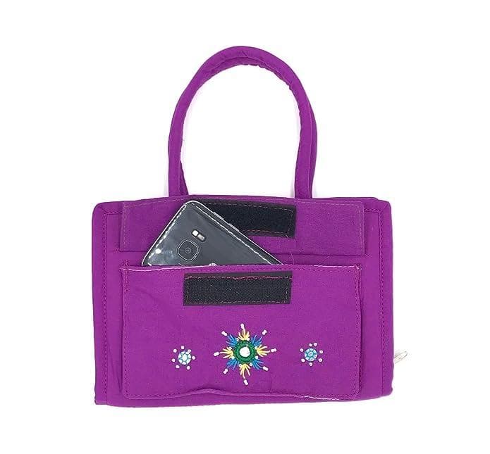 Mini mobile holder hand bags for ladies (purple) - halfpeapp