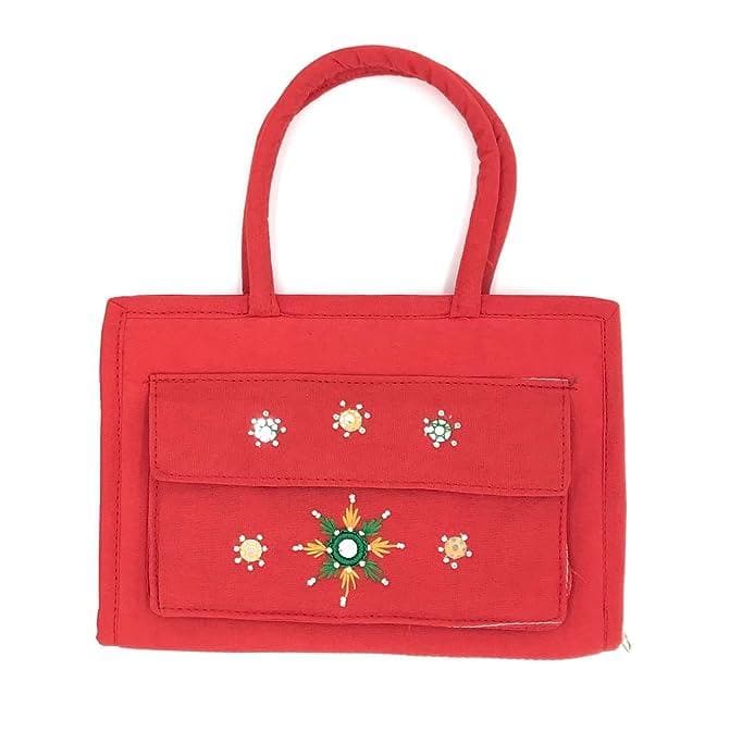 Mini mobile holder hand bags for ladies (Red) - halfpeapp