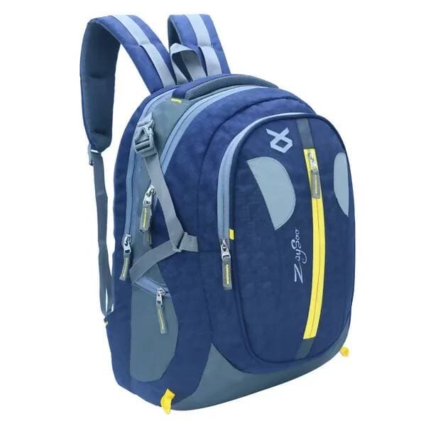 Laptop Backpack For School | College | Everyday Bag With Laptop Compartment (Navy Blue)  - HalfPe