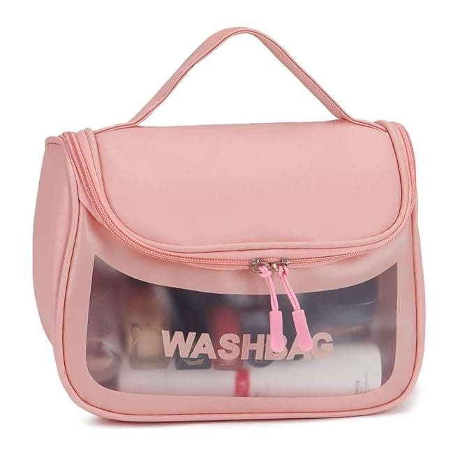 Multifunction Cosmetic Bag Makeup Case Pouch Toiletry Wash Organizer Travel Bag, Clear Toiletry Bags, Travel Makeup Bag, Waterproof Cosmetic Bag - halfpeapp