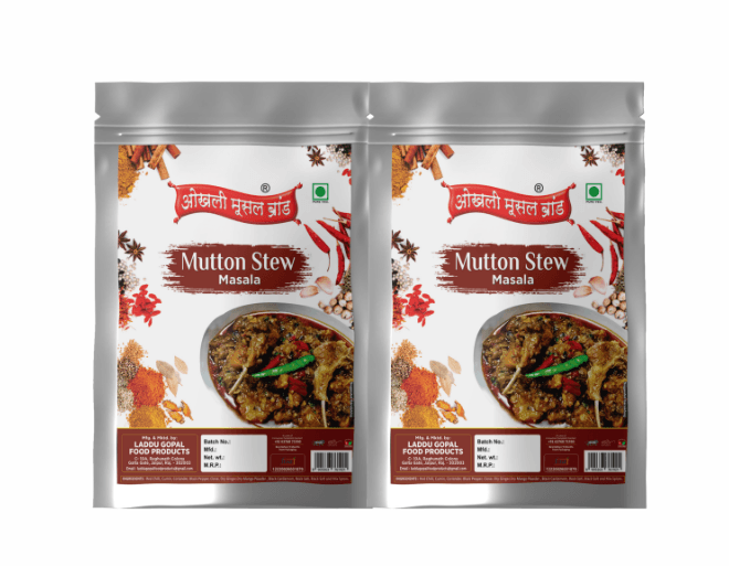 Mutton stew masala 300g (pack of 2x 150g) | OKHLI MUSAL BRAND - halfpeapp