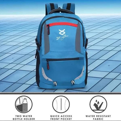 Laptop Backpack With Laptop Sleeve And Added Durability (Sky Blue)  - HalfPe