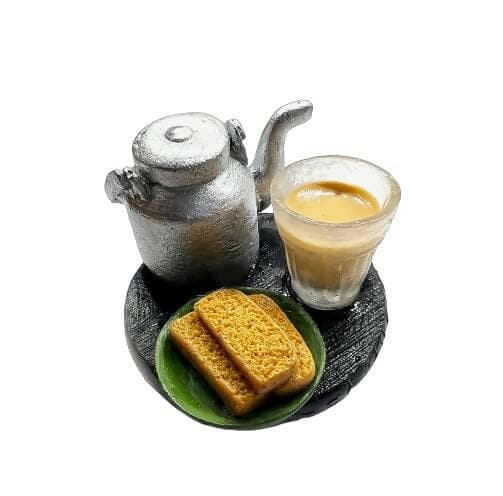 Chai Rusk Miniature Food Fridge Magnet - HalfPe