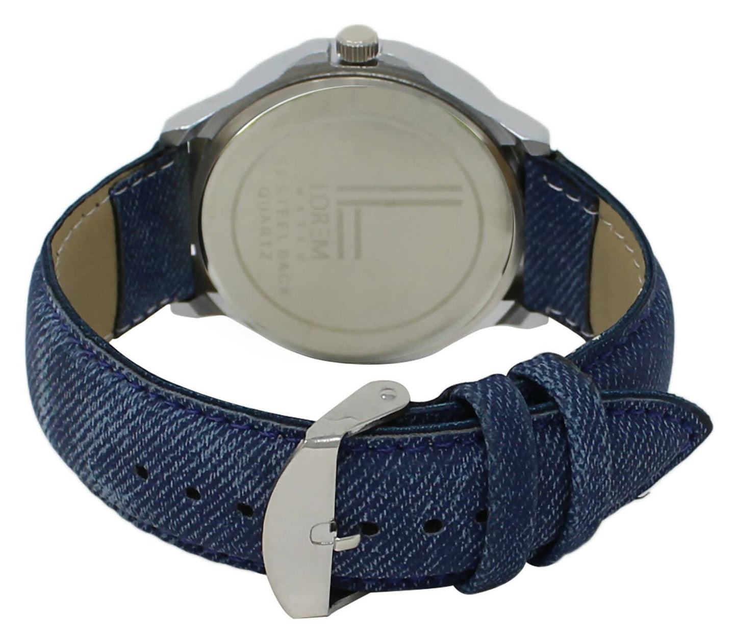 LOREM Blue Line Analog Watch For Men LR24 - HalfPe