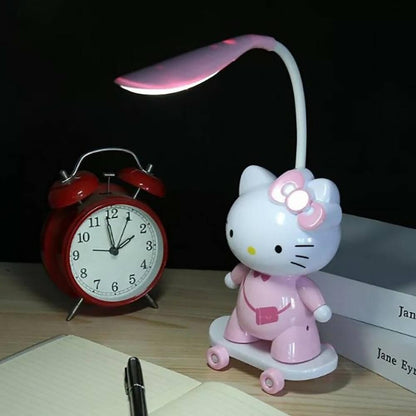 GM Cute Hello Kitty USB Charging Mini LED Table Bedside Study Lamp - HalfPe