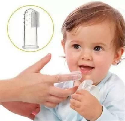 Silicone Baby Toothbrush (Pack of 2) - HalfPe