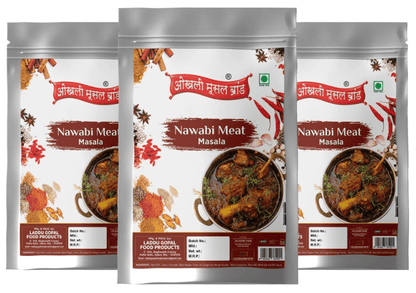 Nawabi meat masala 450g(pack of 3x 150g)|OKHLI MUSAL BRAND - halfpeapp