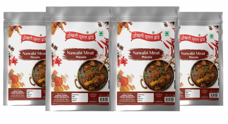 Nawabi meat masala 600g(pack of 4x 150g)|OKHLI MUSAL BRAND - halfpeapp