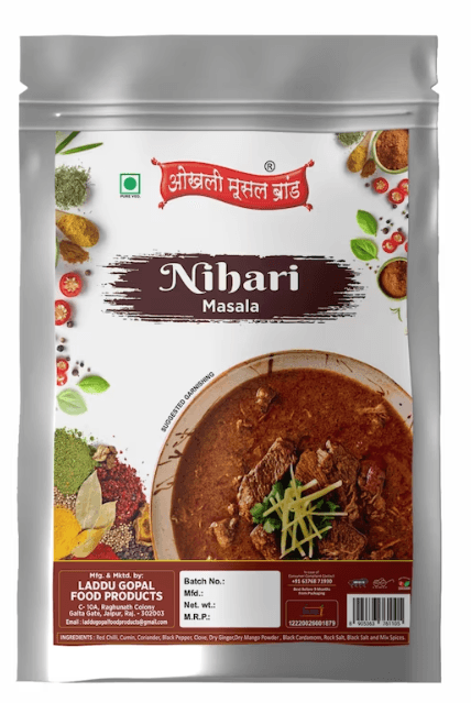 Nihari masala 190gm| OKHLI MUSAL BRAND - halfpeapp