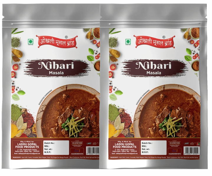 Nihari masala 480g (pack of 2x 240g) | OKHLI MUSAL BRAND - halfpeapp