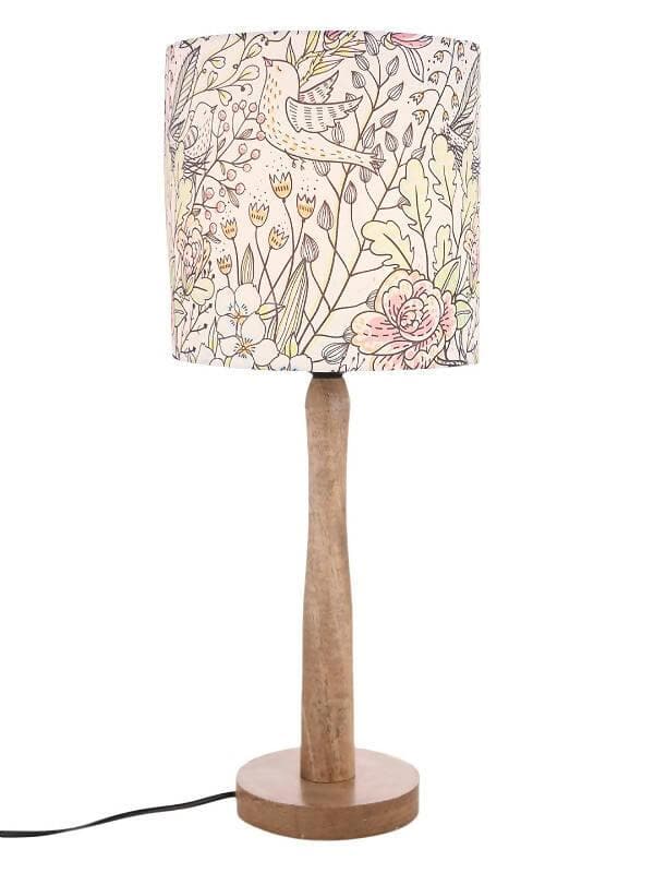 Spring Leaves Wooden Lamp - HalfPe